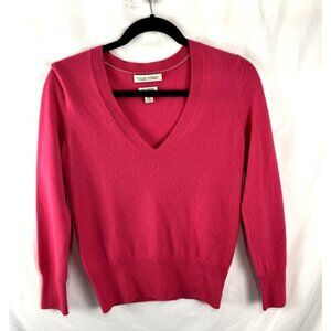 Banana Republic Pink V-Neck Cashmere Sweater Women’s Size S